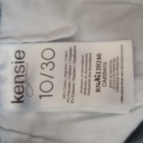 Kensie Vintage Luxe High Rise sz 10 - Picture 5 of 9